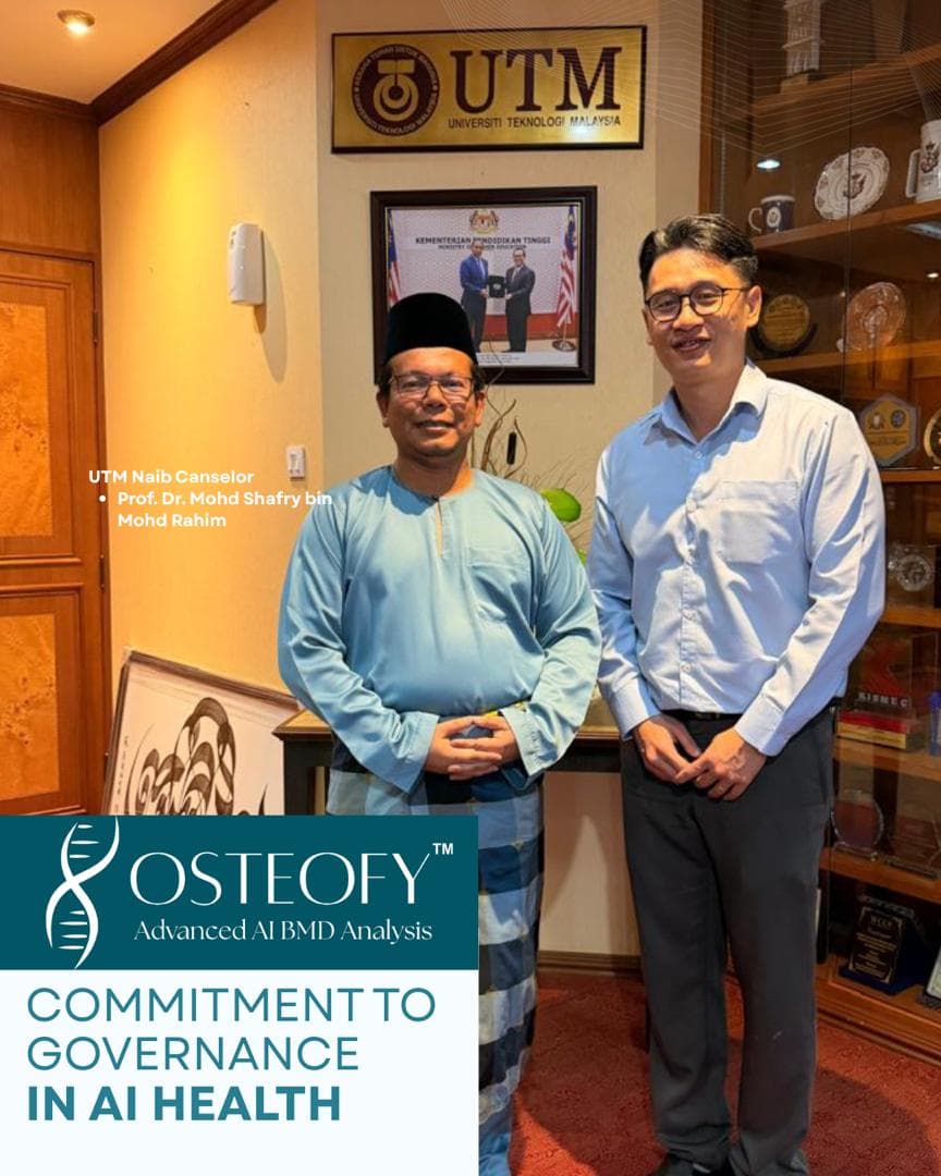 Osteofy Meets with UTM Vice Chancellor to Advance AI Healthcare Innovation and Regional Bone Health Initiatives