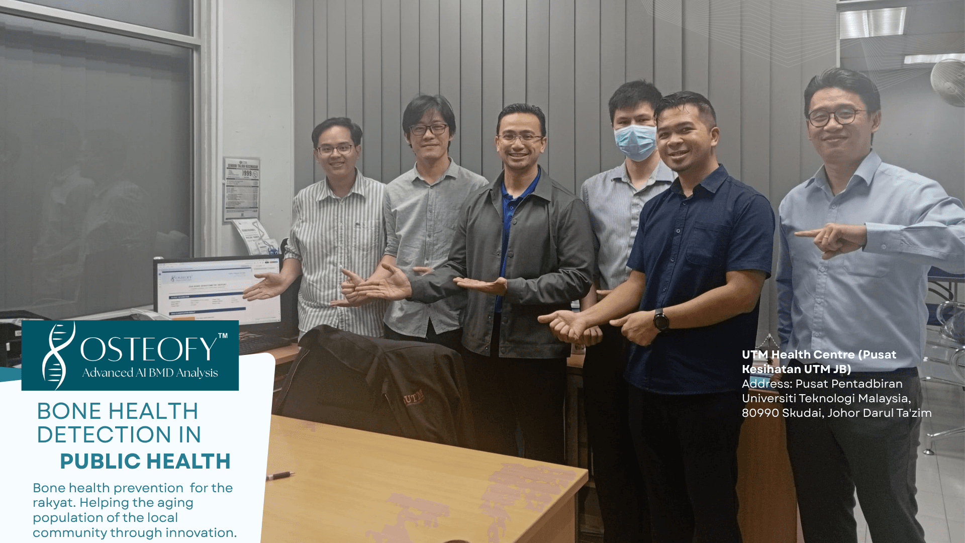 Osteofy Expands Clinical Deployment Through Collaboration with Poliklinik UTM to Advance Early Bone Health Screening